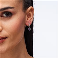 Earrings Brosway Woman FANCY MAGIC PURPLE in Silver Zirconia FMP125 - FMP125